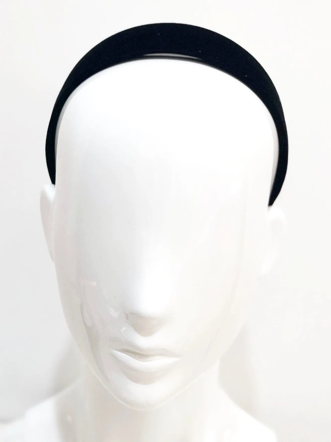 Satin 4 cm Flat Gold Headband