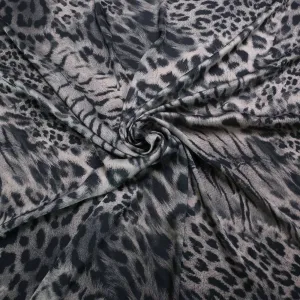 Satin Fabric - Grey