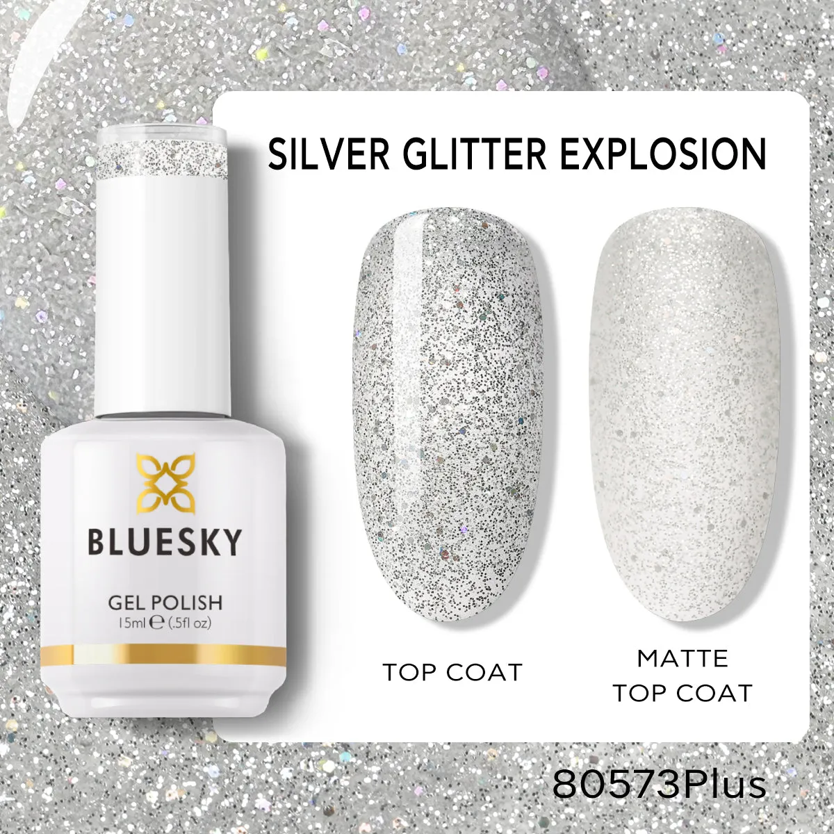 Shop | Classic PLUS | SILVER GLITTER EXPLOSION
