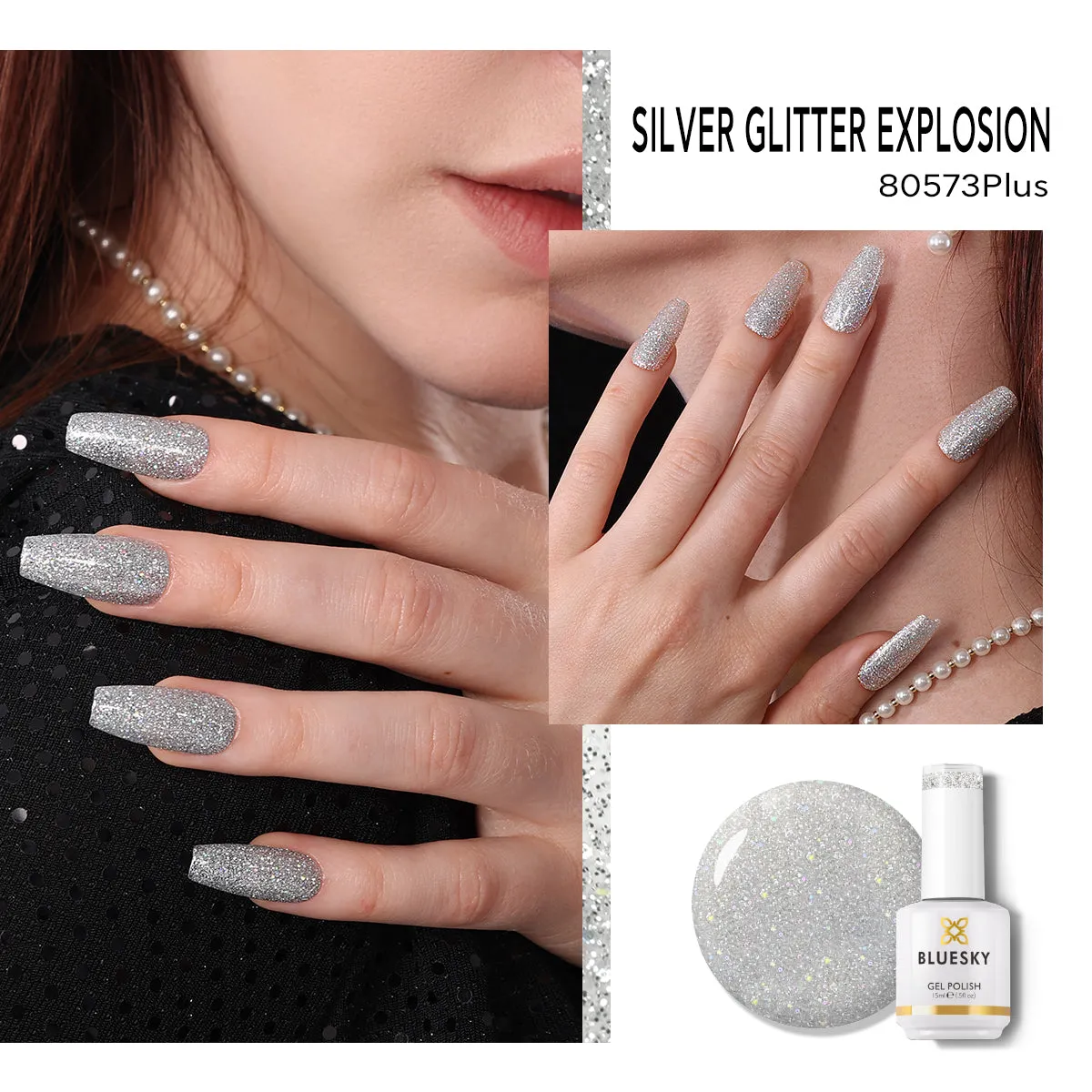 Shop | Classic PLUS | SILVER GLITTER EXPLOSION