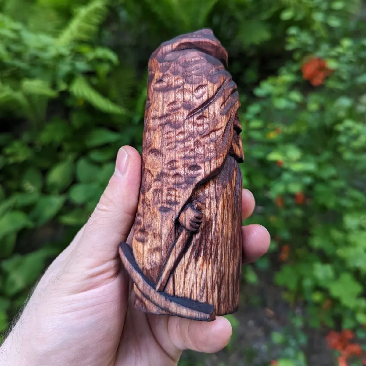 Small Gnome wooden figurine