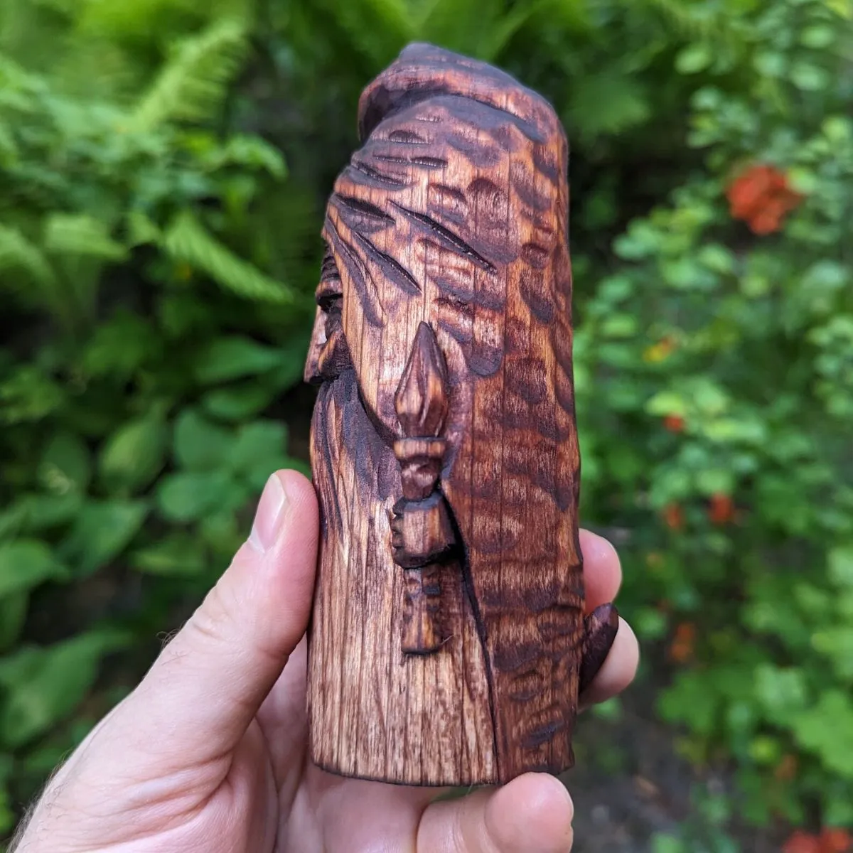 Small Gnome wooden figurine