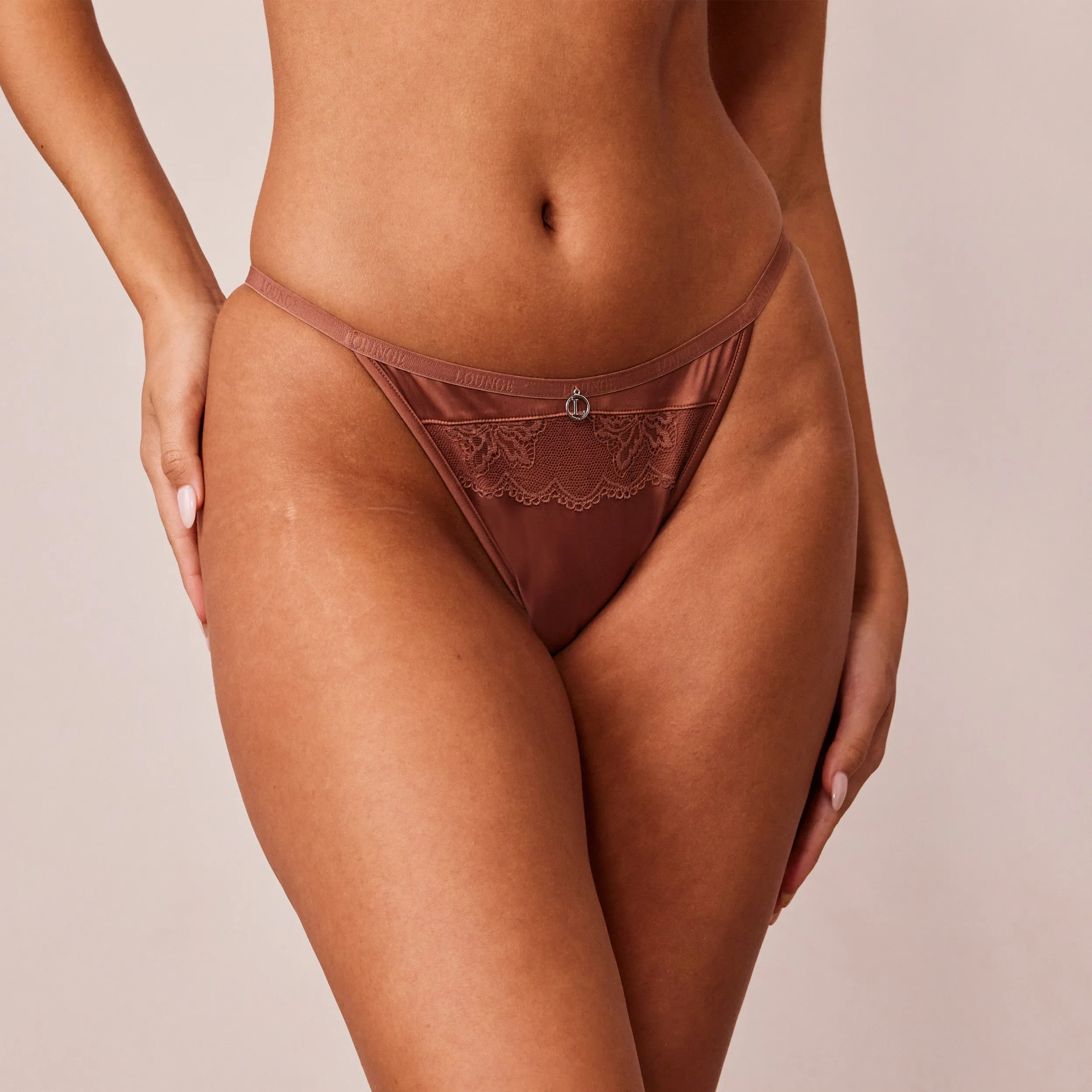 Soft Satin Culotte - Moka