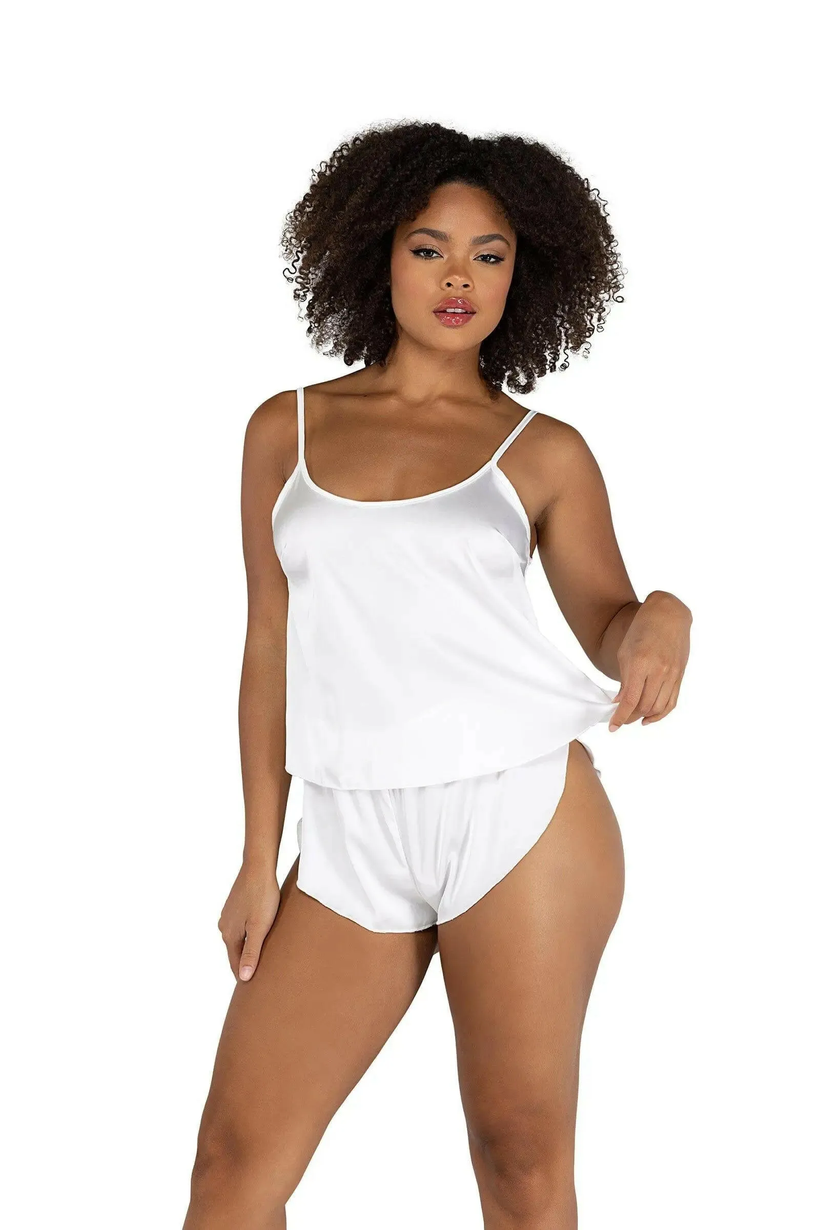 Soft Satin Tulip Short Set