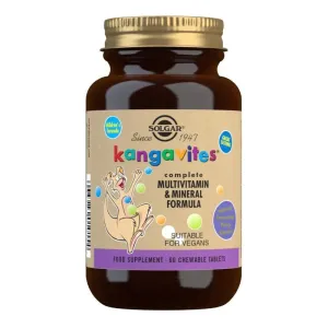 Solgar Kangavites Bouncing Berry Complete Multivitamin And Mineral Formula Chewable Tablets 120