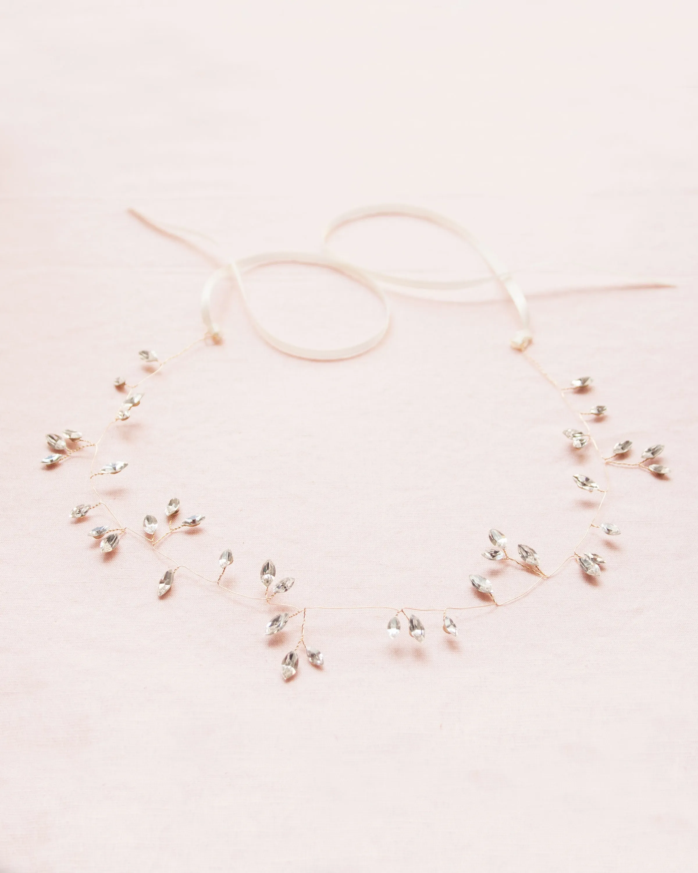 Sparkling Crystal Hair Vine