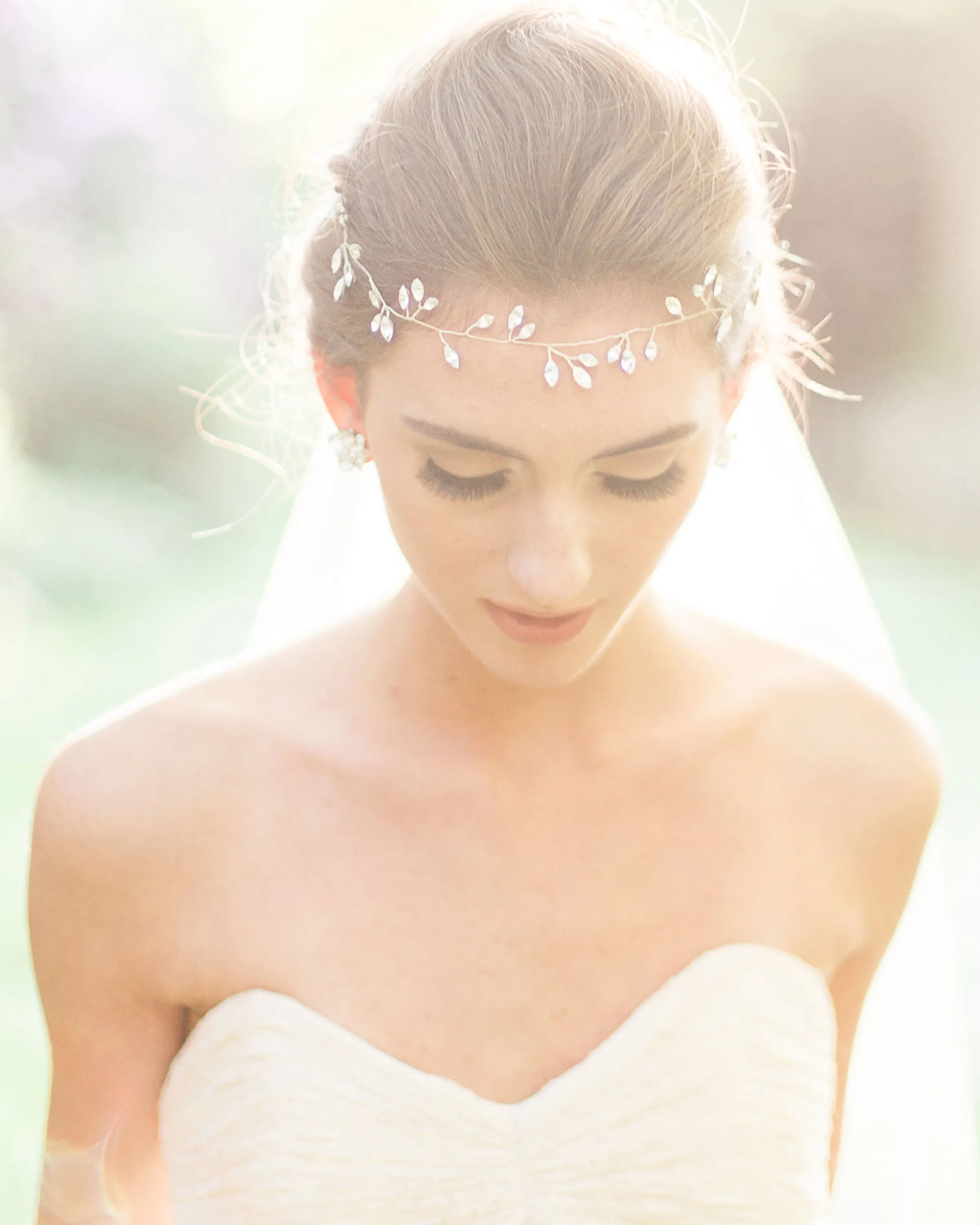 Sparkling Crystal Hair Vine