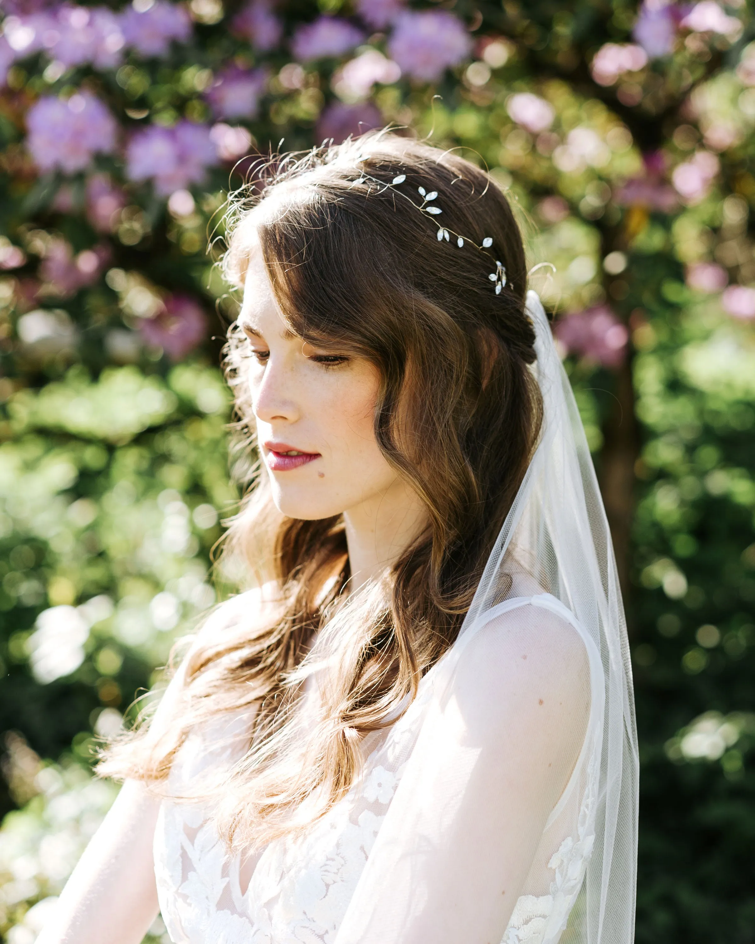 Sparkling Crystal Hair Vine