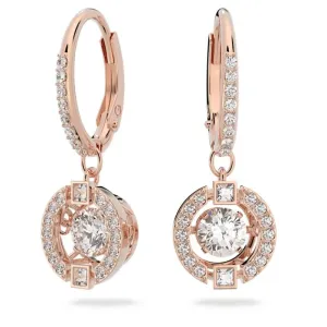 Sparkling Dance Round Pierced Earrings