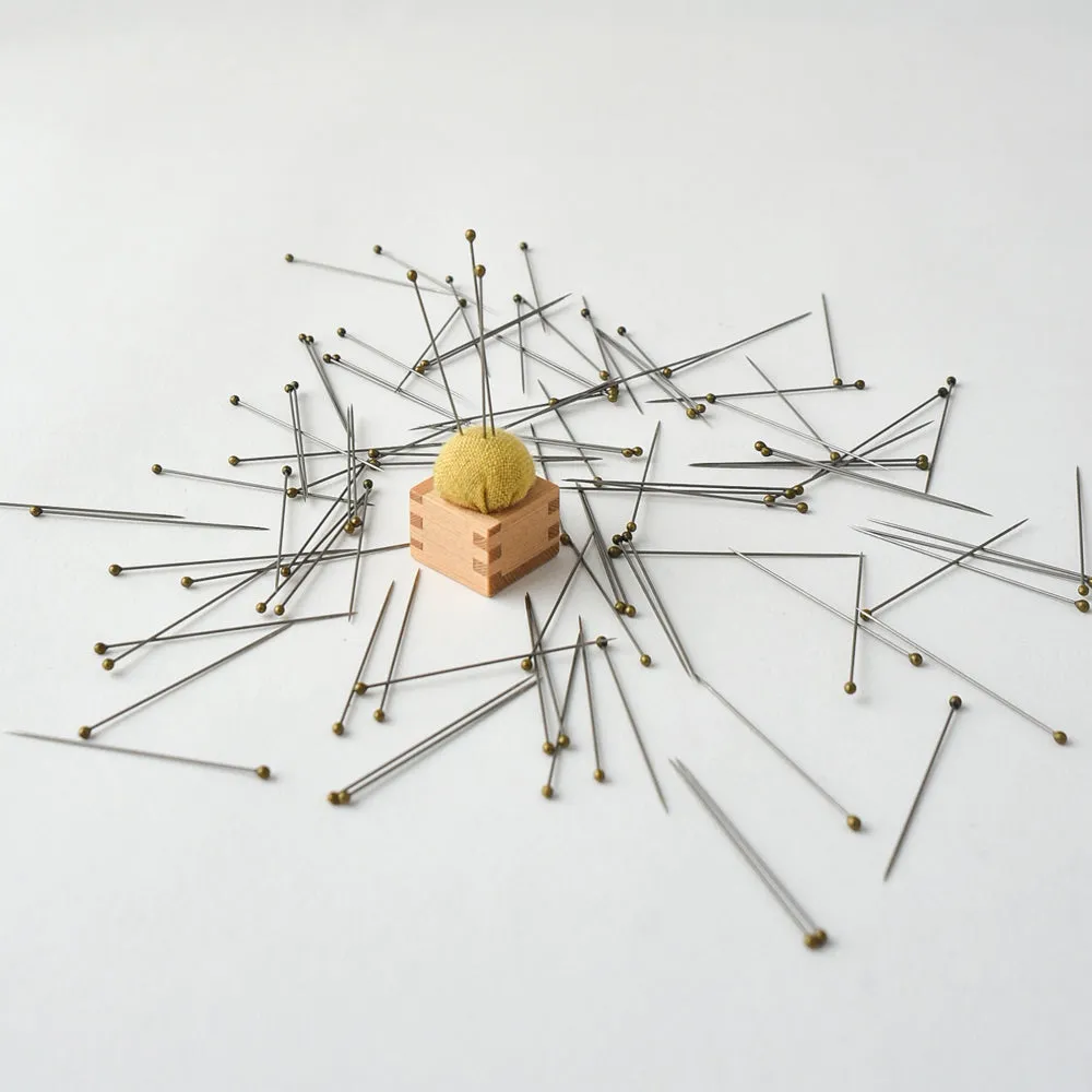 Stainless steel dressmaking pins
