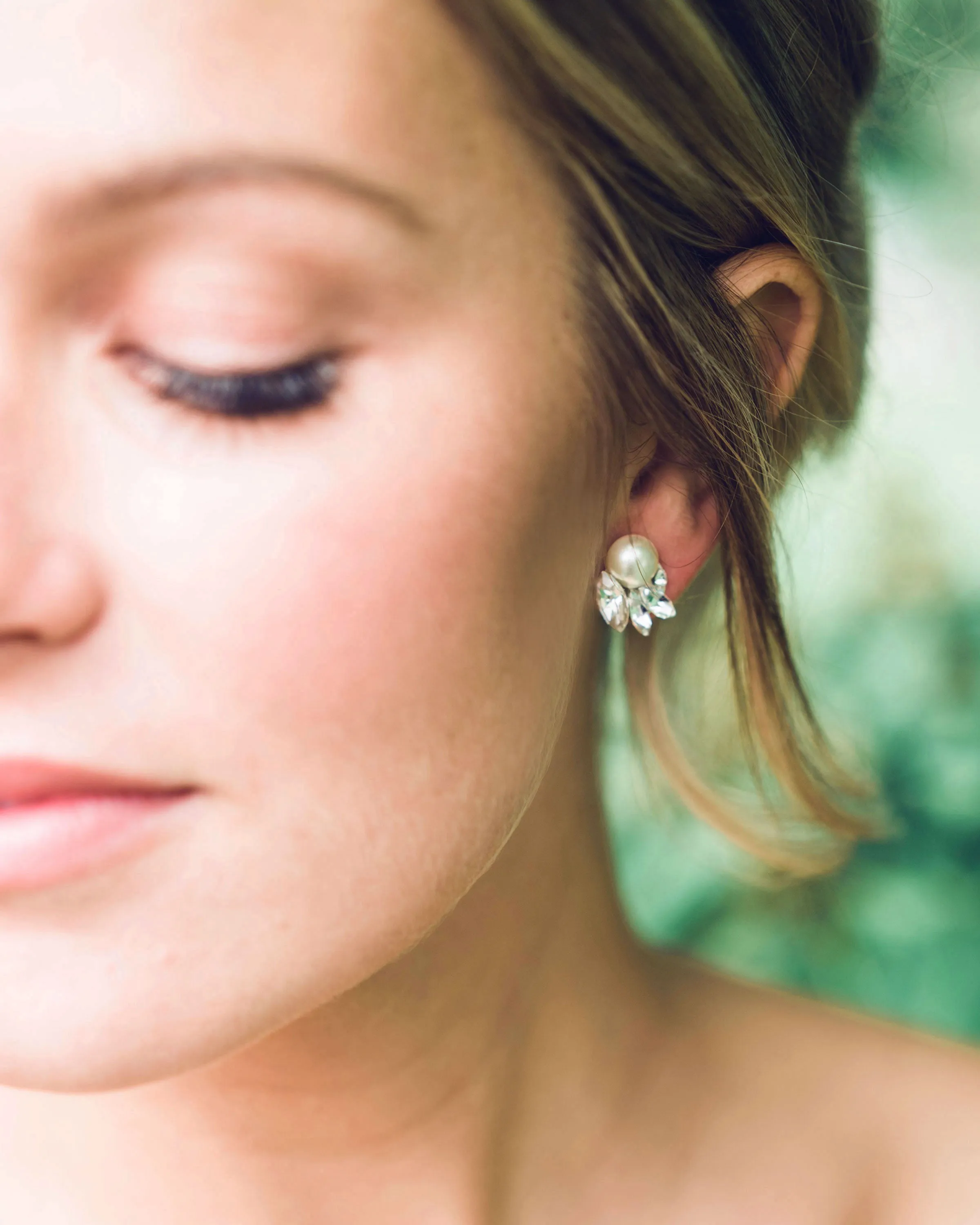 Starlight Pearl & Crystal Earrings
