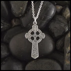 Sterling Silver Small Trinity Celtic Cross Pendant