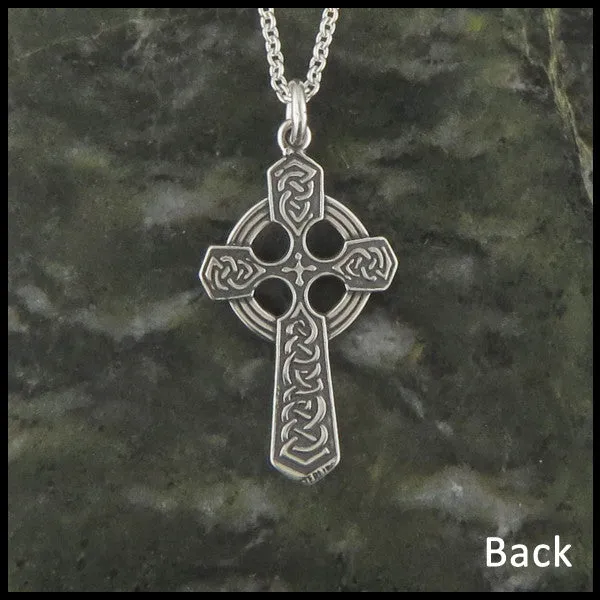 Sterling Silver Small Trinity Celtic Cross Pendant