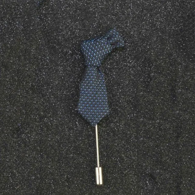 Stripped Tie Shape Lapel Pin