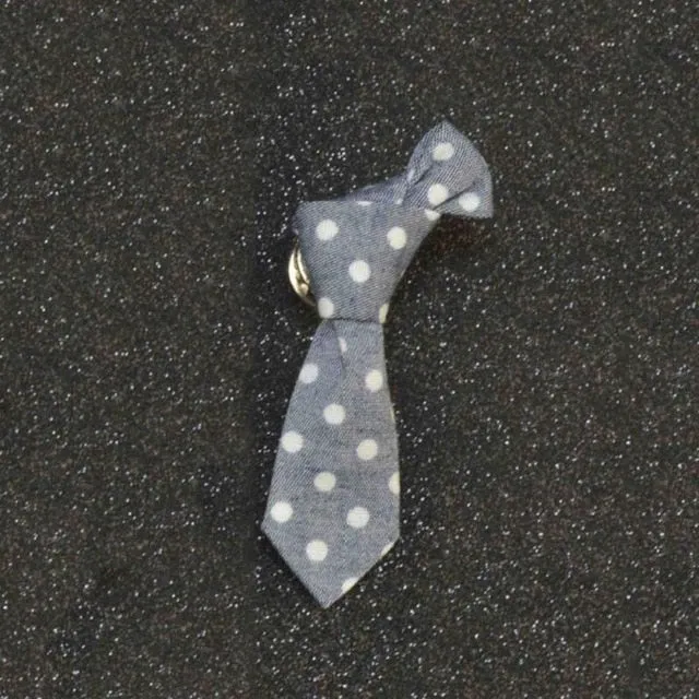 Stripped Tie Shape Lapel Pin