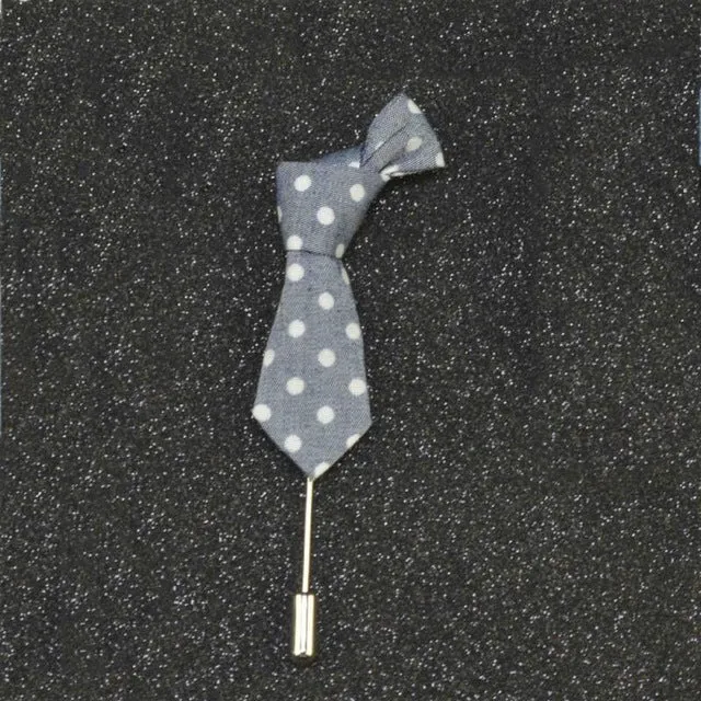 Stripped Tie Shape Lapel Pin