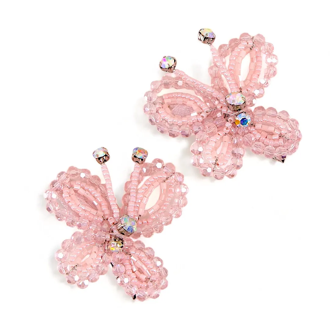 The Meadows & Dreams Crystal Girls Butterfly Clip Set