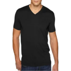 The Next Level Mens sueded V neck T-Shirt