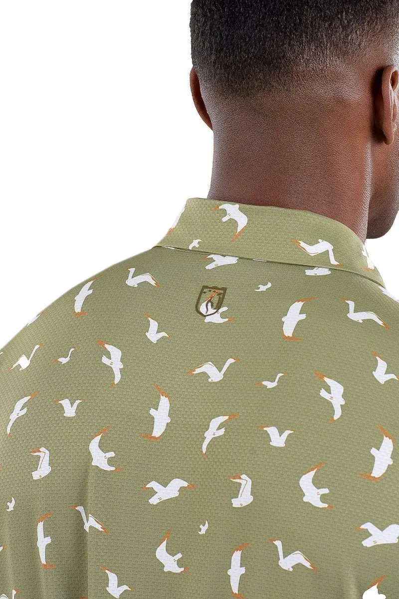 Toby Polo Seagull Print - FINAL SALE