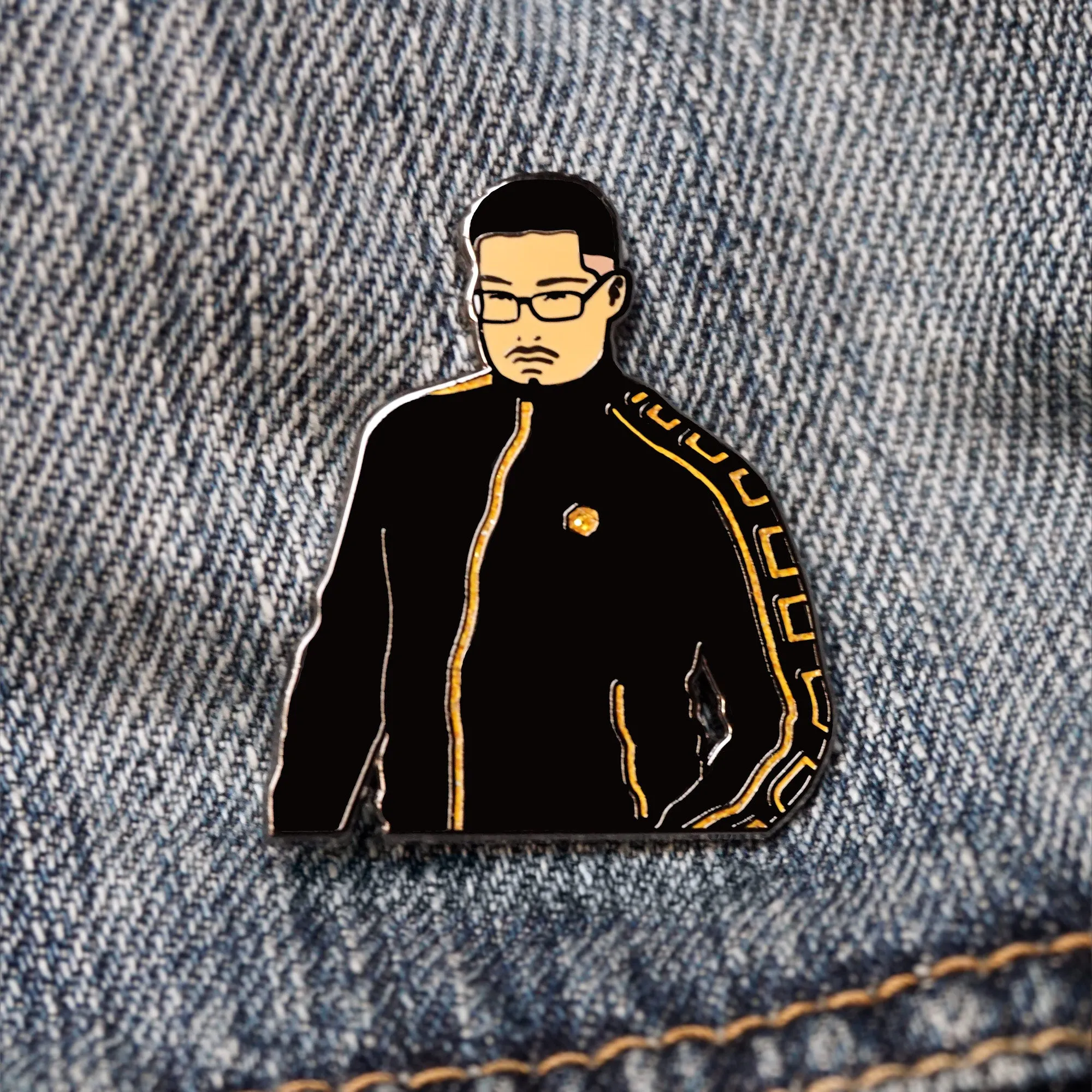Tough Guy Meme Lapel Enamel Pin