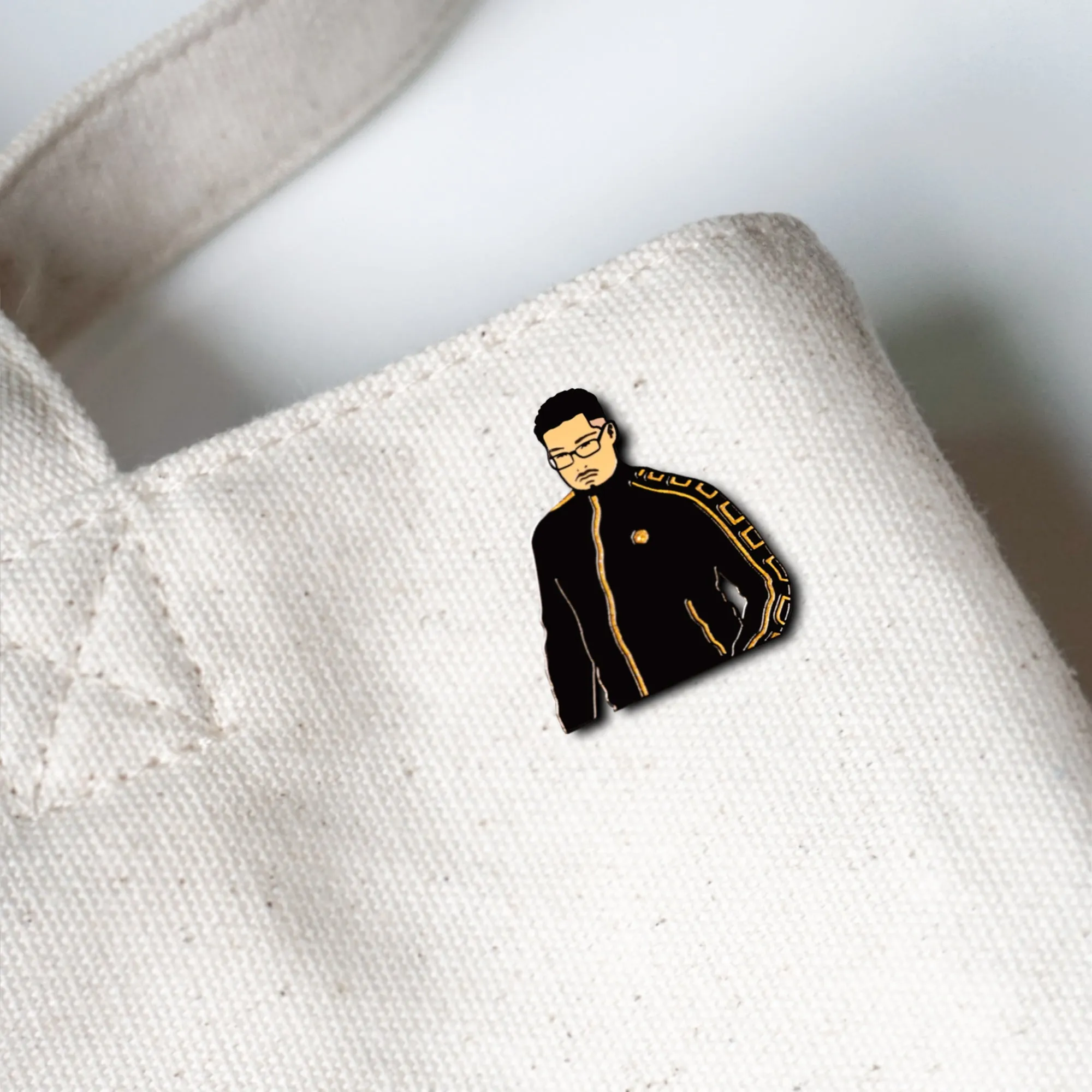 Tough Guy Meme Lapel Enamel Pin