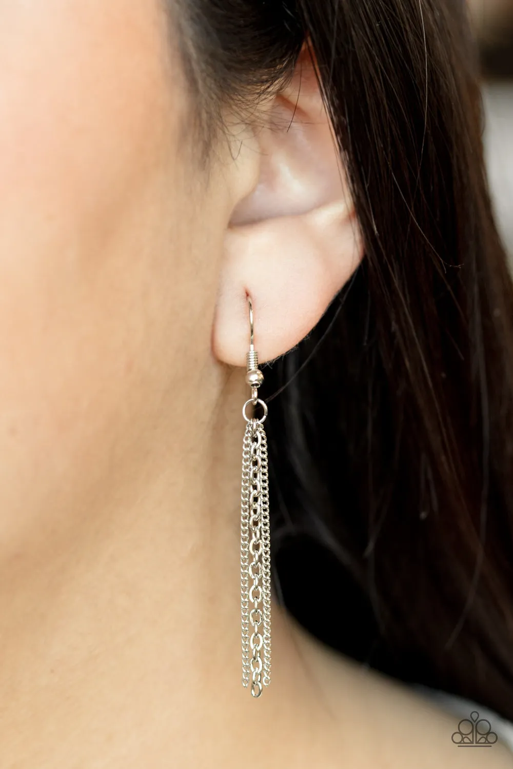 Towering Twinkle - White Paparazzi Necklace