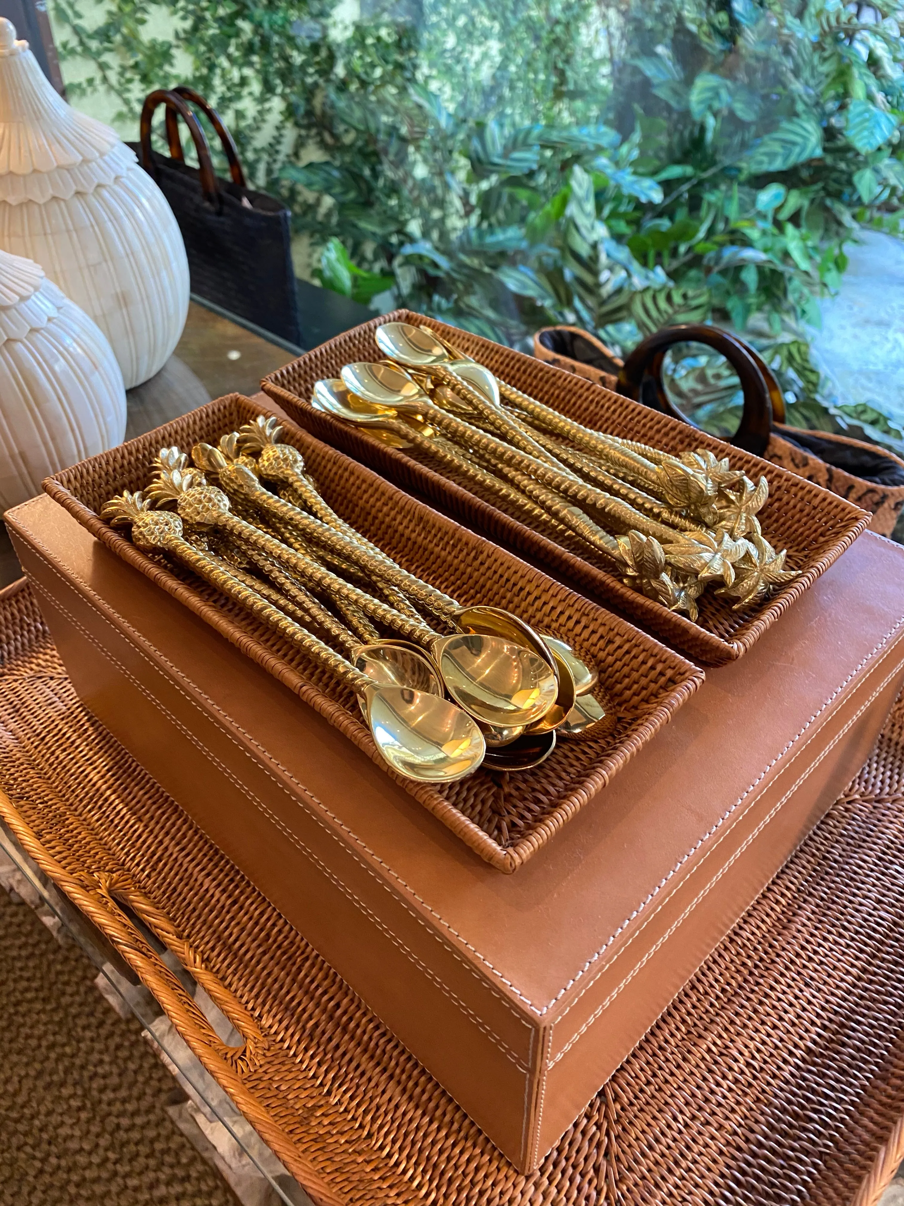 Tropical Brass Bar Spoon Collection