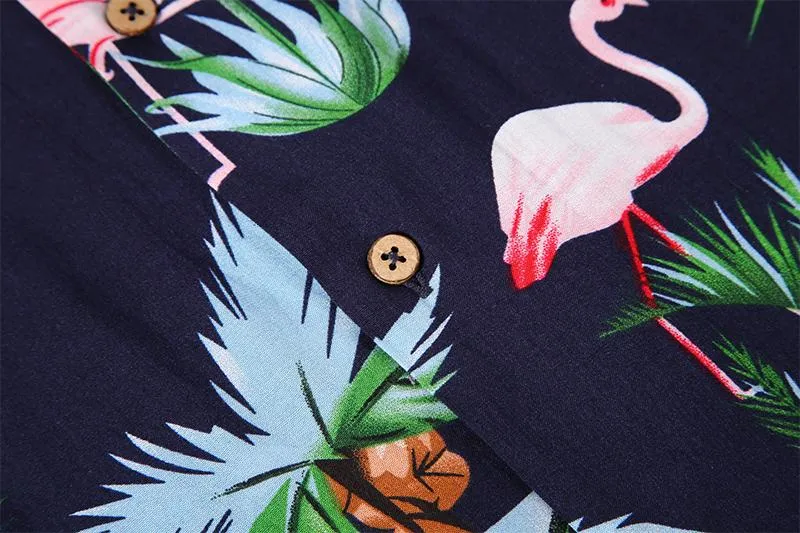 Tropical Flamingo Hawaiian Shirt