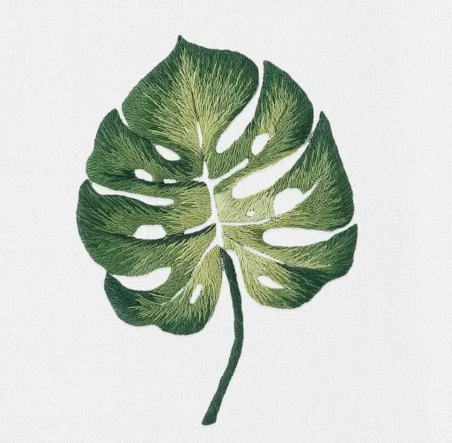 Tropical Leaf Towel