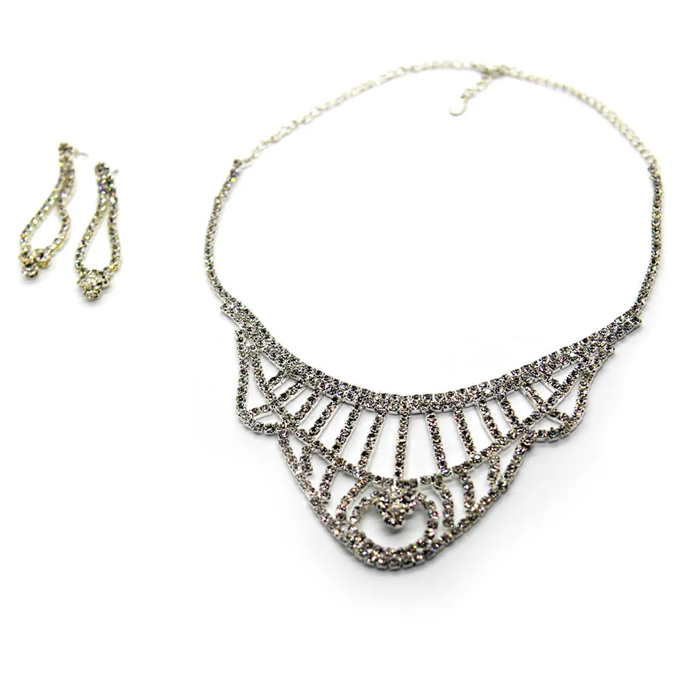 Šumivé: Sparkling Crystal Cocktail Necklace Set