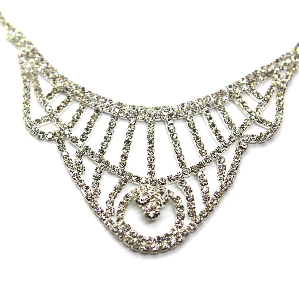 Šumivé: Sparkling Crystal Cocktail Necklace Set