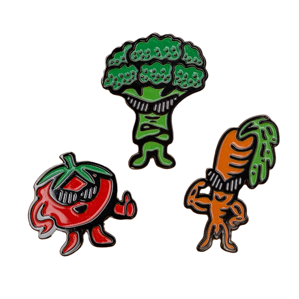 Veggie Gang Pin Set