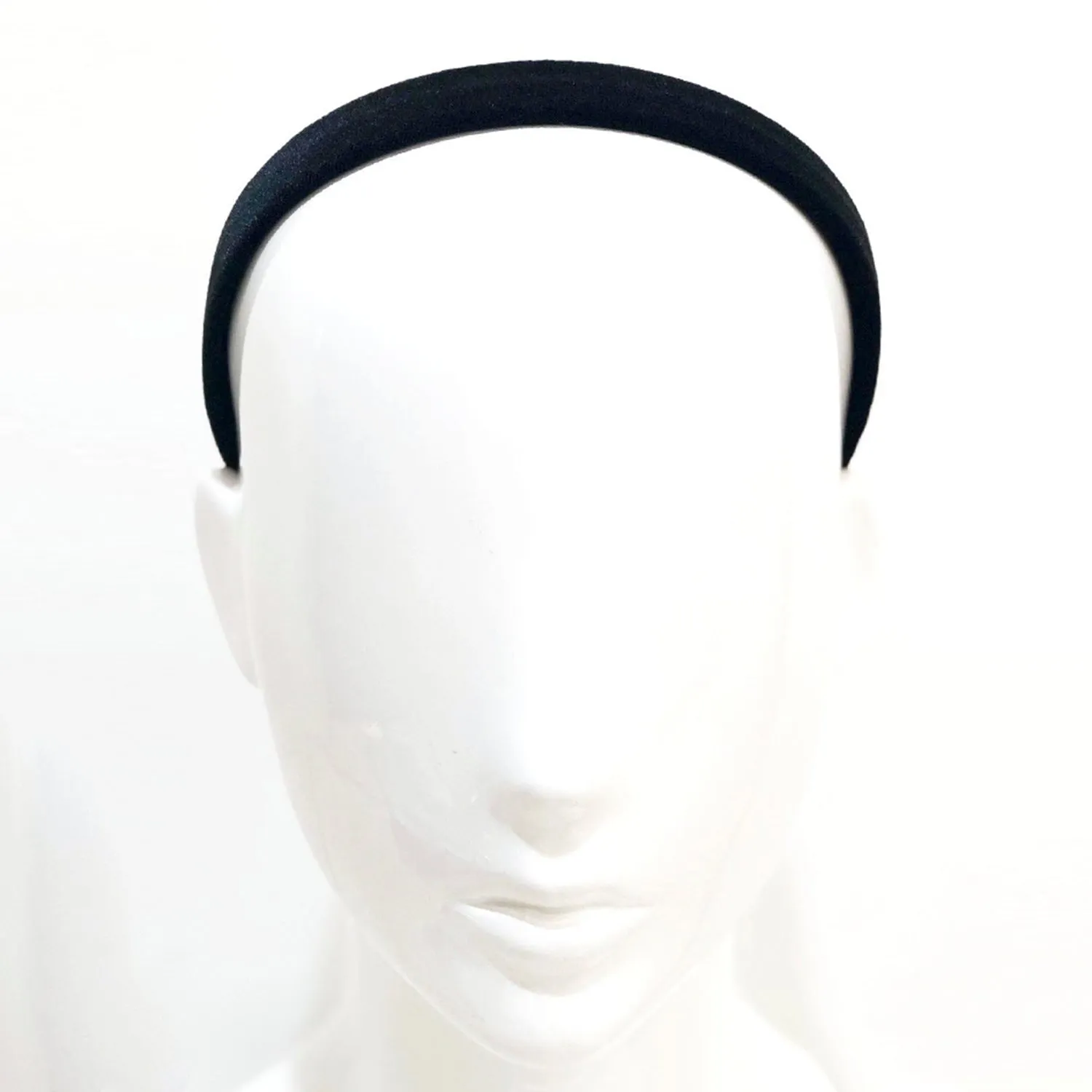 Velvet 1.5 cm Flat Brown Headband