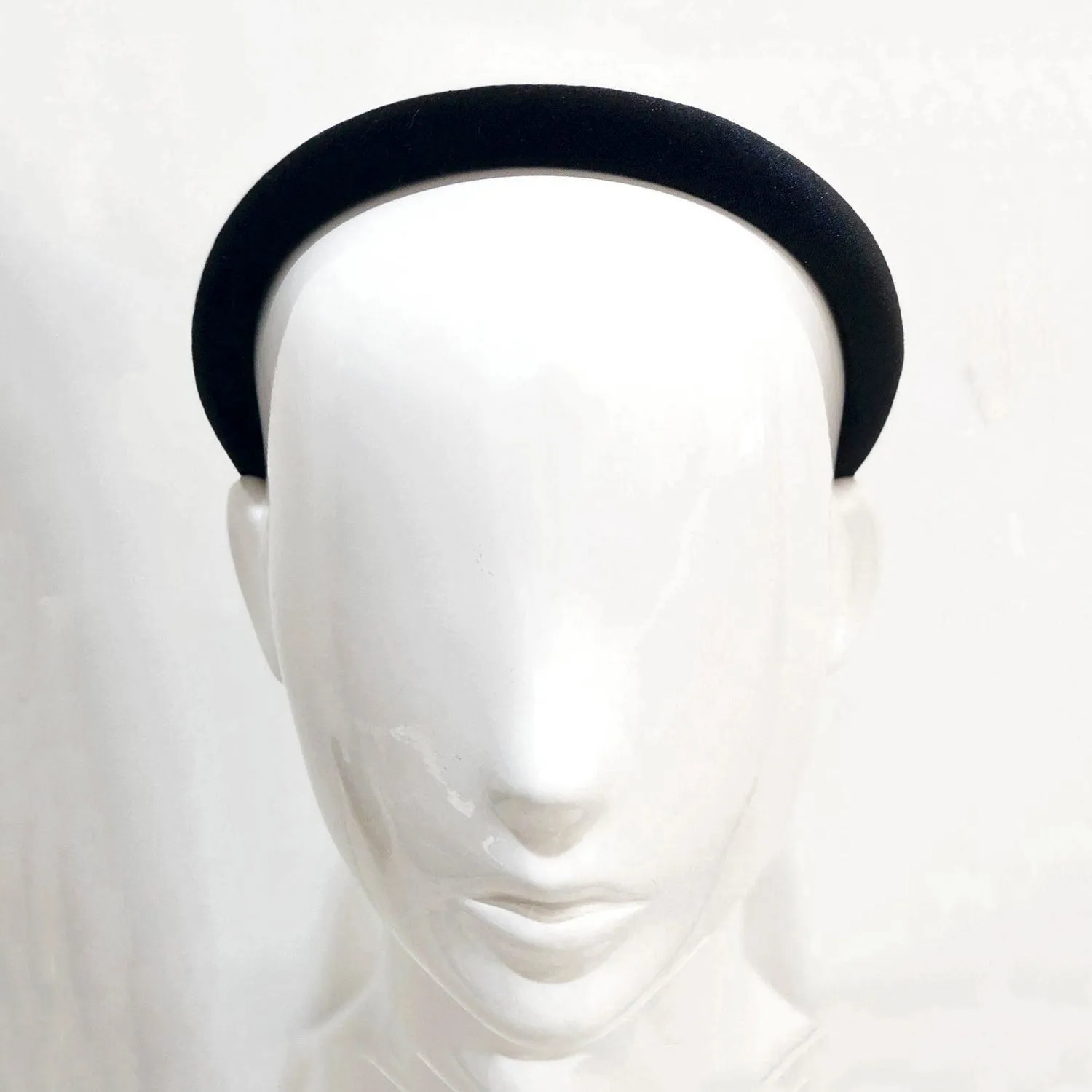 Velvet 1.5 cm Padded Red Headband