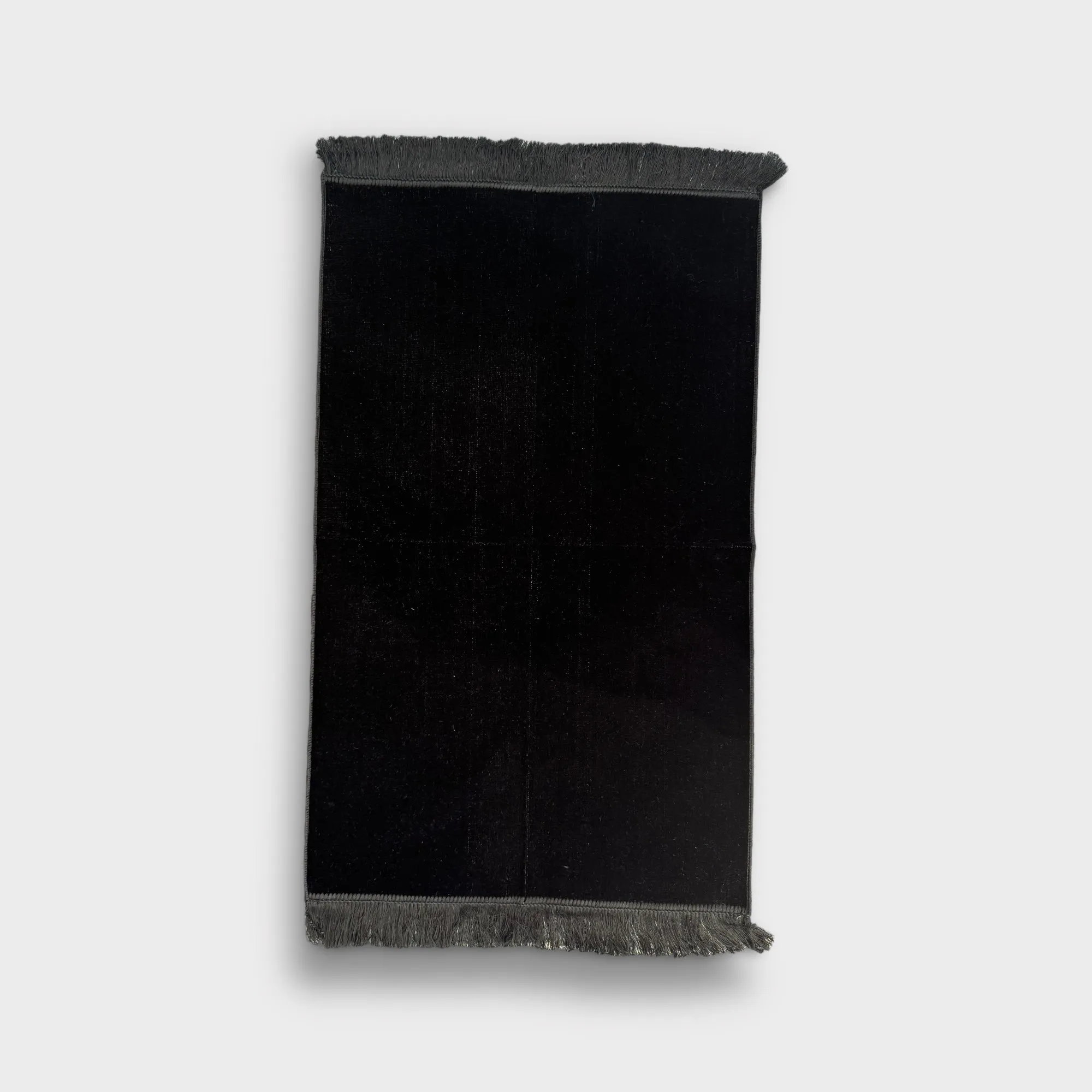 Velvet Black Prayer Mat