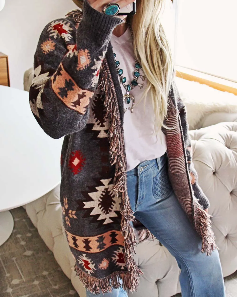 Velvet Moon Blanket Sweater