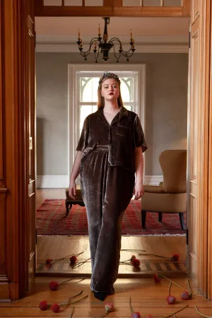 Veranda Palazzo Pant in Velvet