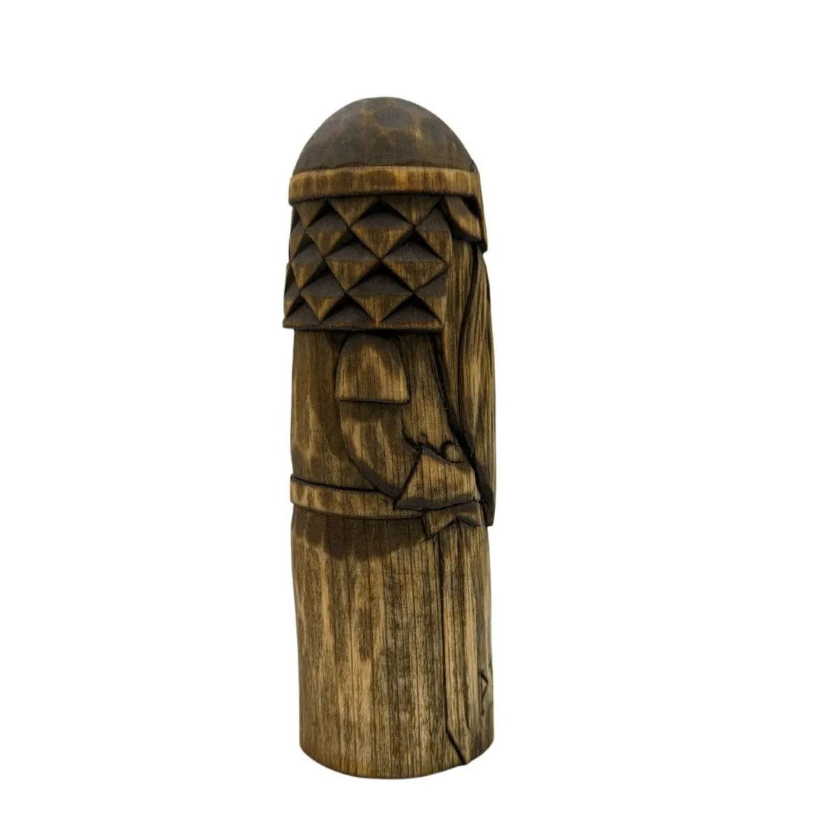 Vidar Norse wooden figurine