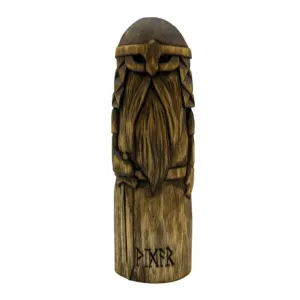 Vidar Norse wooden figurine