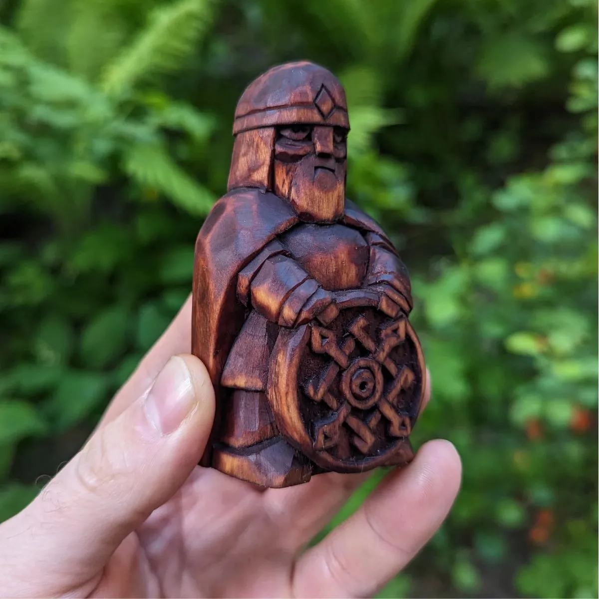 Viking Small wooden figurine