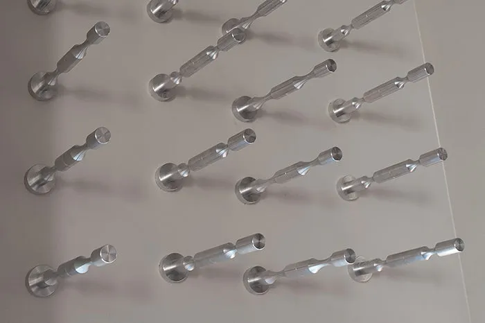 Vino pins mural tiges en métal pour 2 bouteilles