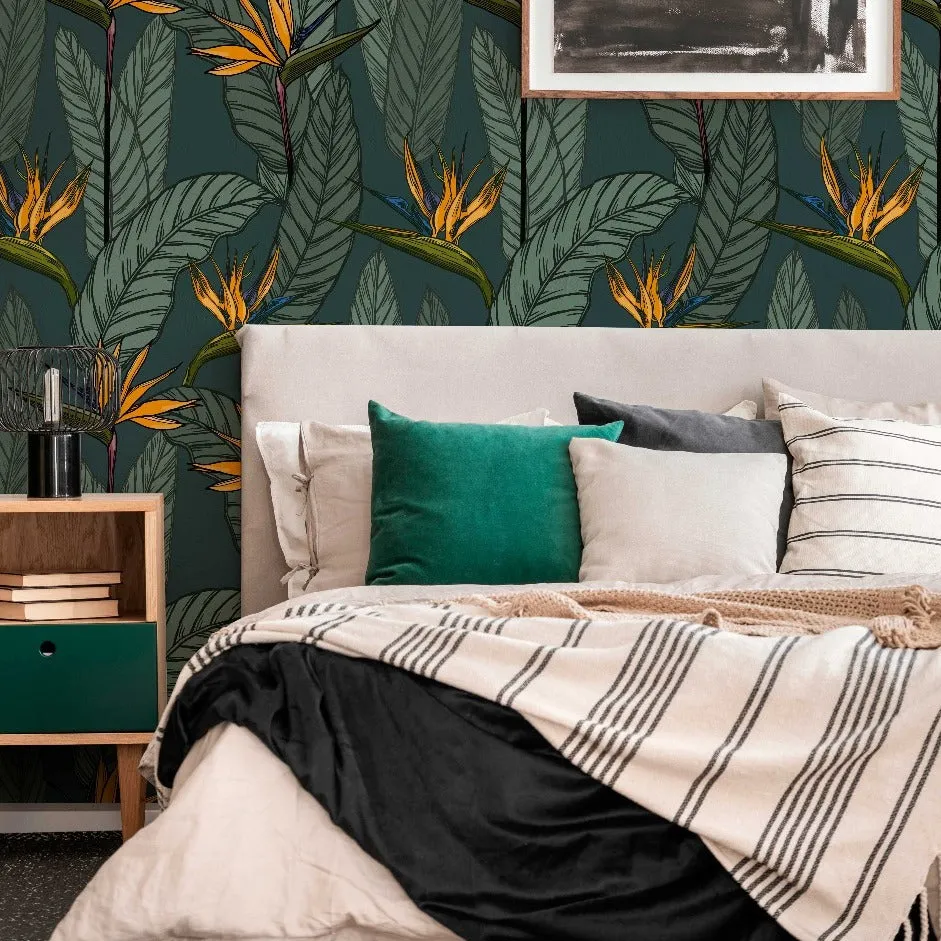 Vintage Botanical Garden  Wallpaper Mural