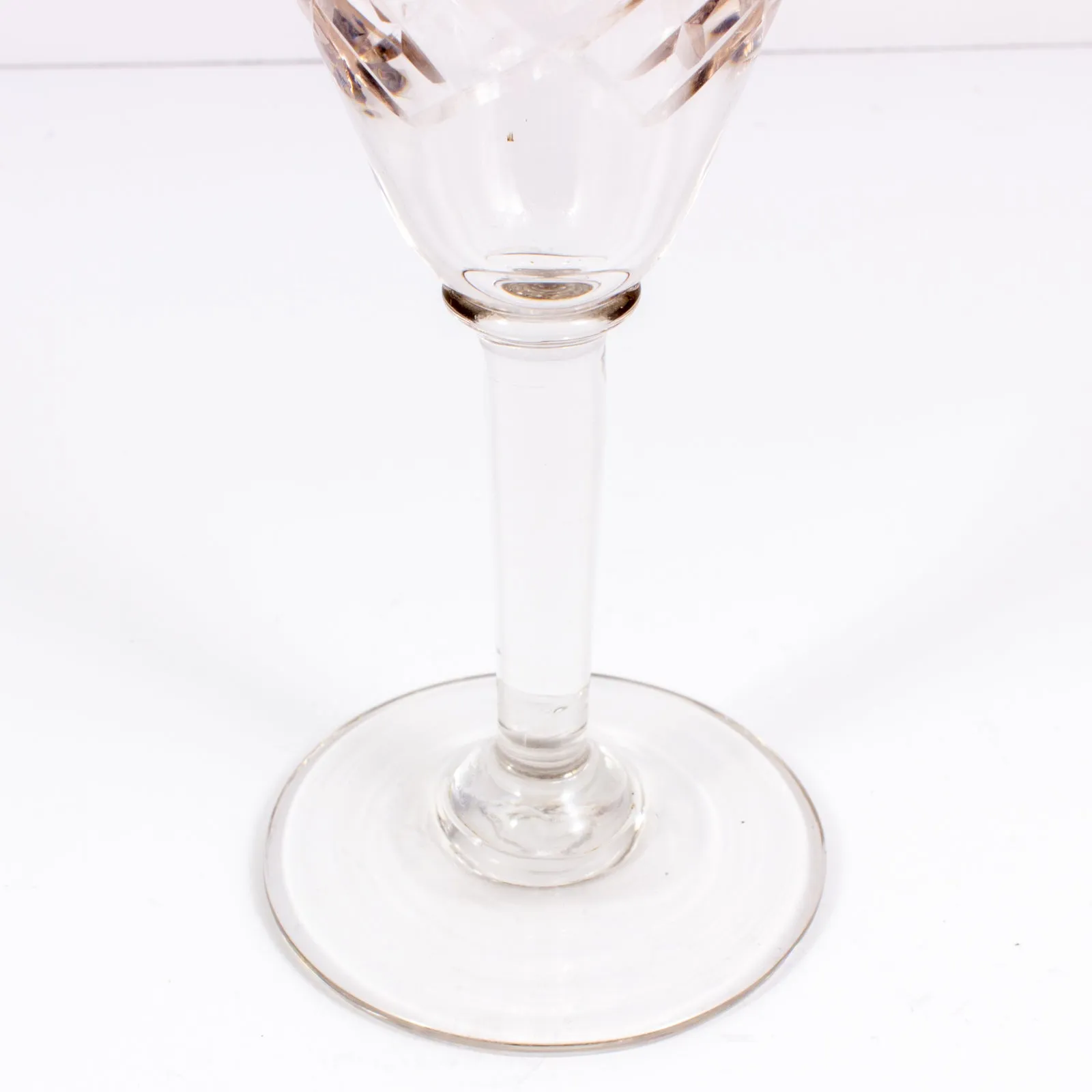 Vintage French Cut Crystal Glasses | Large Size - Set of 11