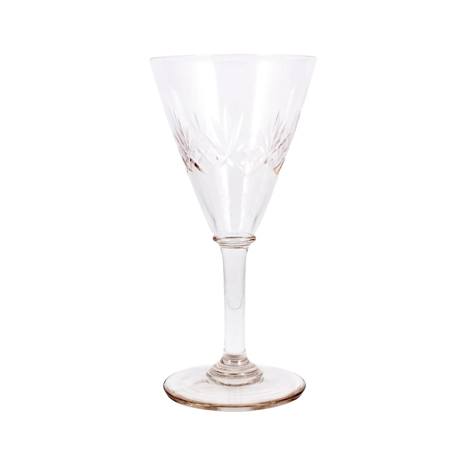 Vintage French Cut Crystal Glasses | Large Size - Set of 11