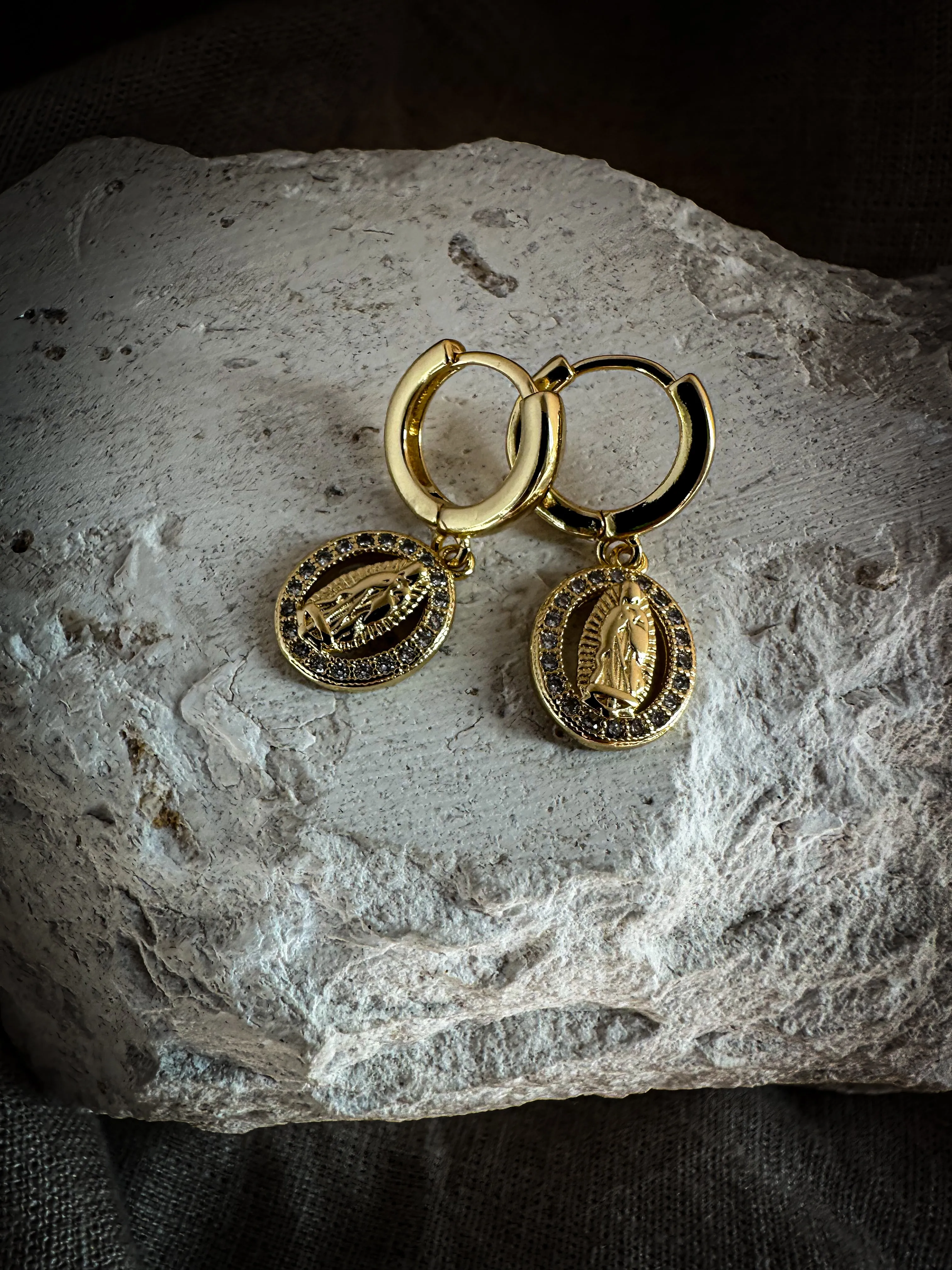 Virgin Mary Earrings
