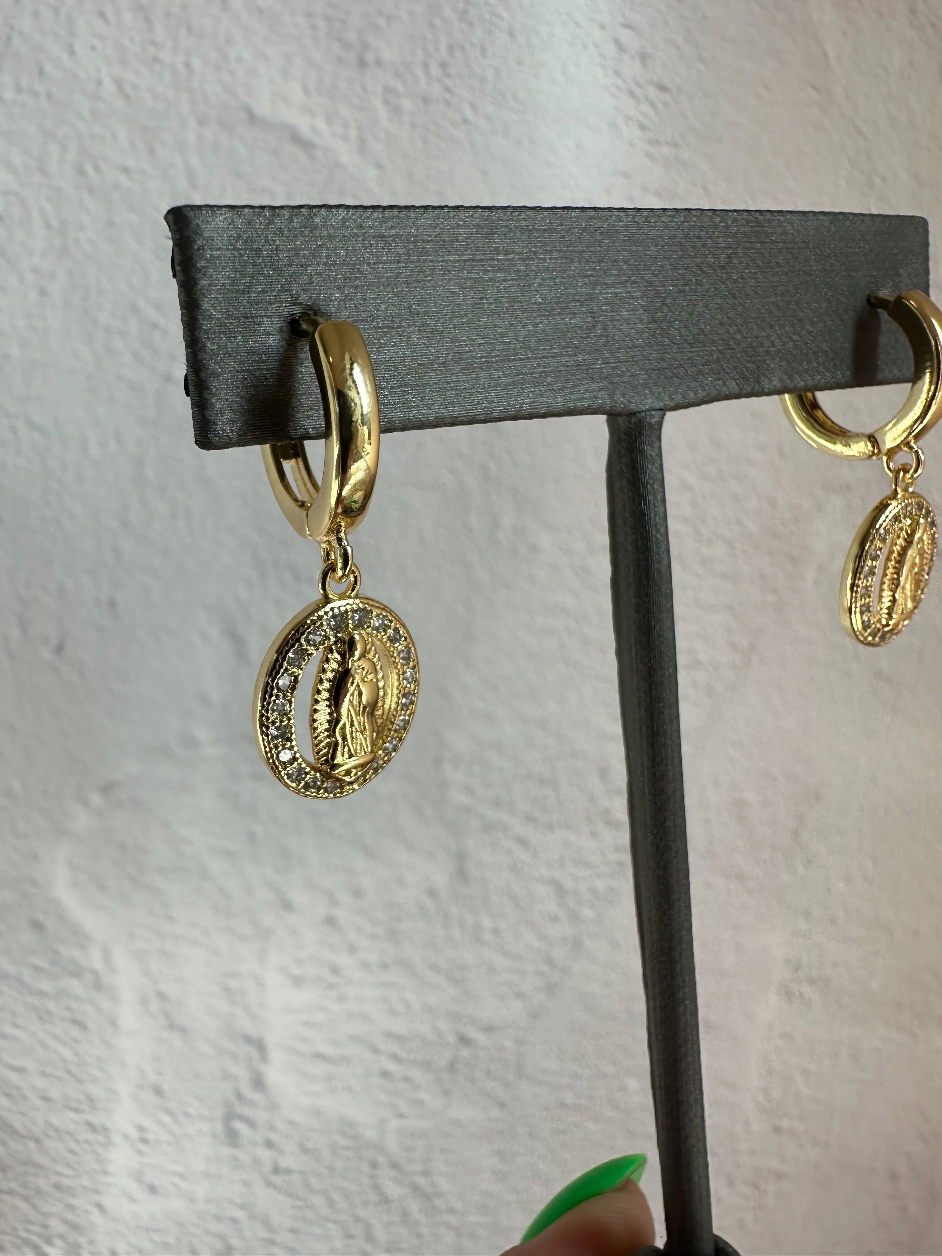Virgin Mary Earrings