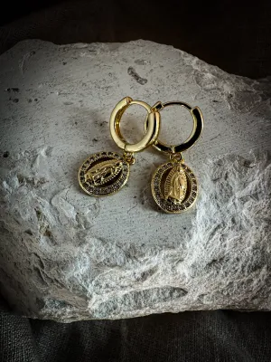 Virgin Mary Earrings