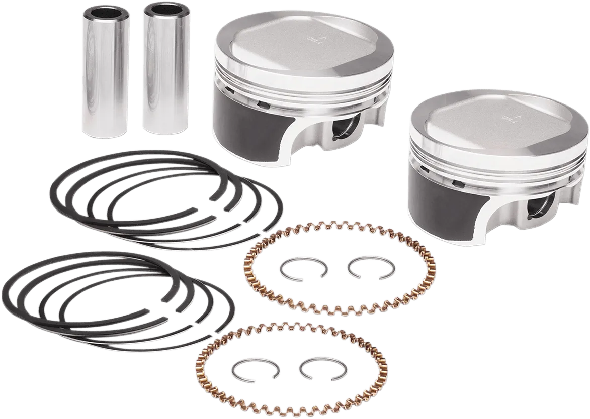 Wiseco K0207P2 Tracker Series Piston Kit (95ci.) - .020in. Oversized, 9.5:1 Compression