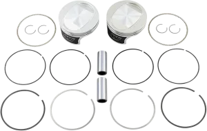 Wiseco K0207P2 Tracker Series Piston Kit (95ci.) - .020in. Oversized, 9.5:1 Compression