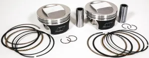 Wiseco K0208P2 Tracker Series Piston Kit (95ci.) - .020in. Oversized, 10.5:1 Compression